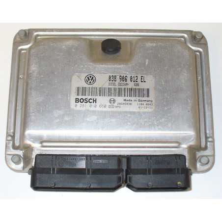 Calculateur moteur pour VW Polo 1L9 SDI ASY ref 038906012EL / 0 281 010 660 / 0281010660