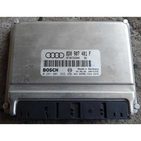 Calculateur moteur pour Audi A4 2L5 V6 tdi 150 ref 8D0907401F ref Bosch 0281001945 / 0 281 001 945