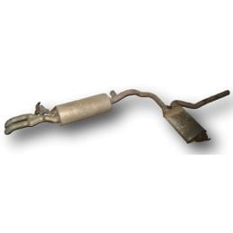 Exhaust line / Front silencer with rear silencer A4 B5 1.9 TDI